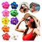 1Pc Red Hawaiian Flower Hair Clip Bohemian Flowers Hair Accessory